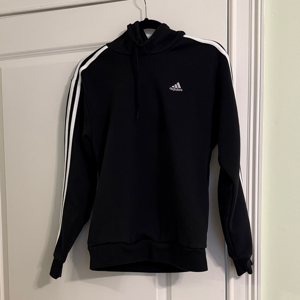 Adidas Black and White women’s hoodie